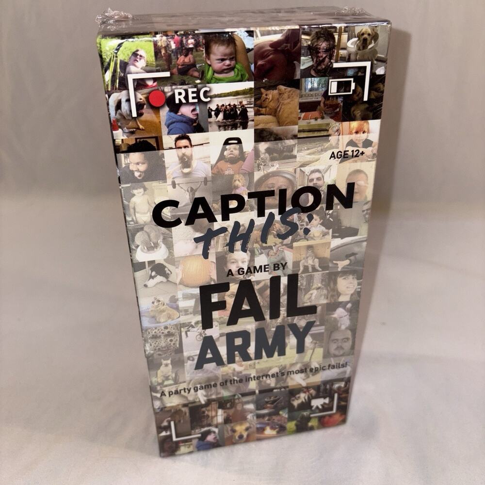 Caption This Game by Fail Army Card Game Fun Game Night Family Sealed NEW